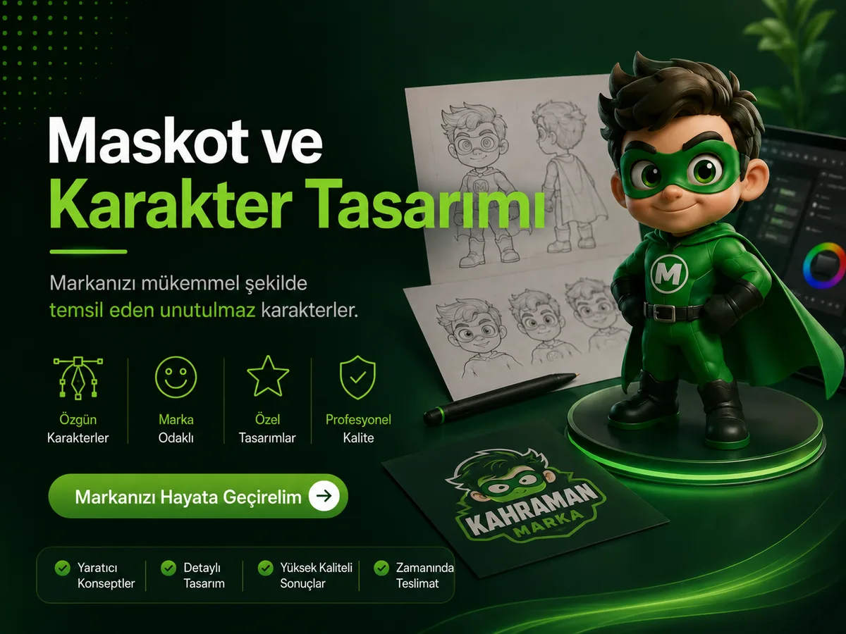 Maskot & Karakter Tasarımı