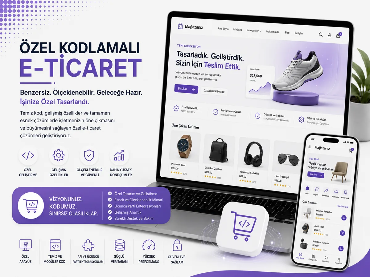 Markaya Özel Kodlamalı E-Ticaret