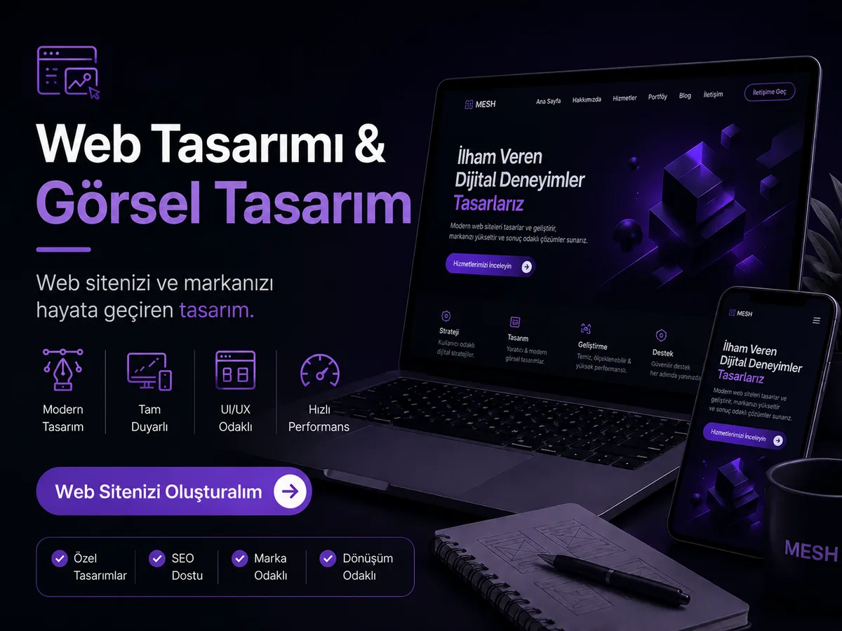 Web Sitesi Görsel Tasarımı